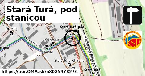 Stará Turá, pod stanicou