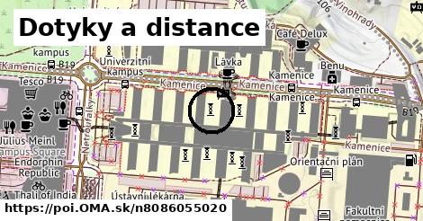 Dotyky a distance