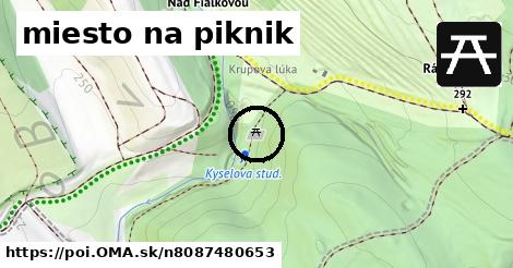 miesto na piknik