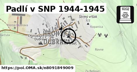 Padlí v SNP 1944-1945