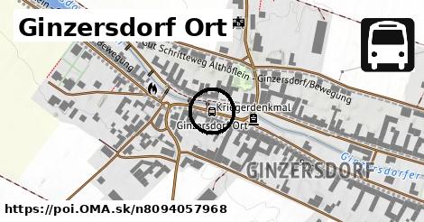 Ginzersdorf Ort