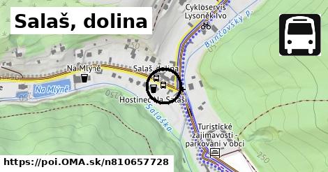 Salaš, dolina