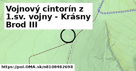 Vojnový cintorín z 1.sv. vojny - Krásny Brod III