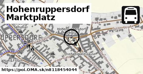 Hohenruppersdorf Marktplatz