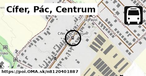 Cífer, Pác, Centrum