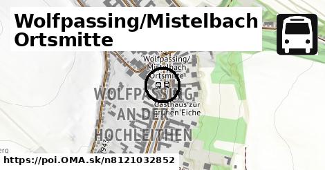 Wolfpassing/Mistelbach Ortsmitte