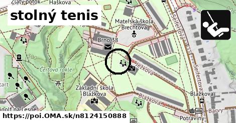 stolný tenis