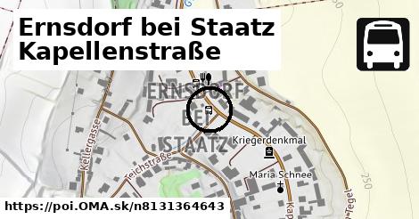 Ernsdorf bei Staatz Kapellenstraße