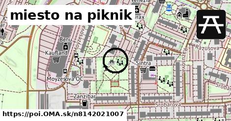 miesto na piknik