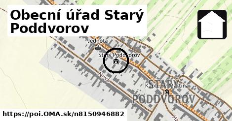 Obecní úřad Starý Poddvorov