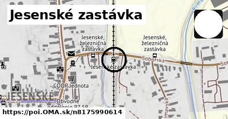 Jesenské zastávka