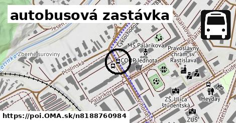 autobusová zastávka