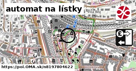 automat na lístky