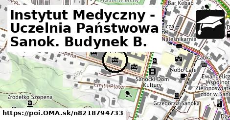 Instytut Medyczny - Uczelnia Państwowa Sanok. Budynek B.