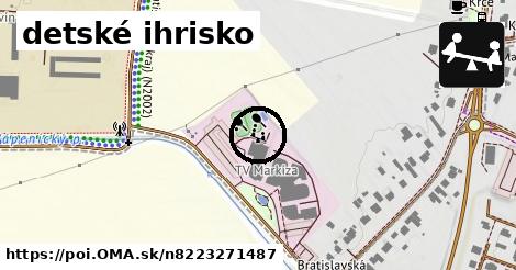 detské ihrisko