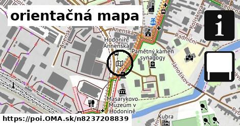 orientačná mapa