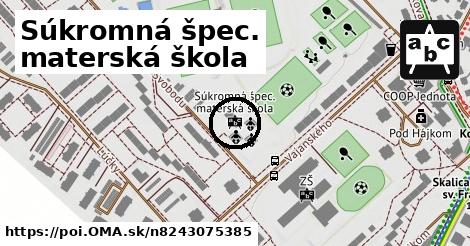 Súkromná špec. materská škola