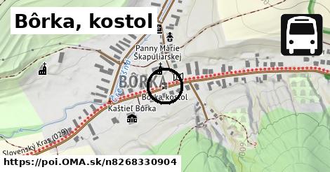 Bôrka, kostol