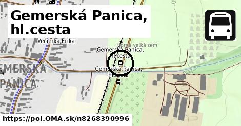 Gemerská Panica, hl.cesta