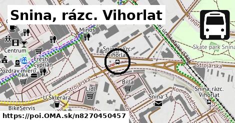 Snina, rázc. Vihorlat