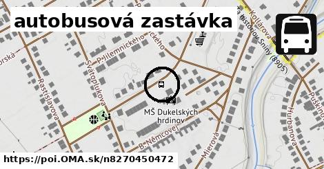 autobusová zastávka