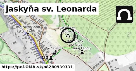 jaskyňa sv. Leonarda