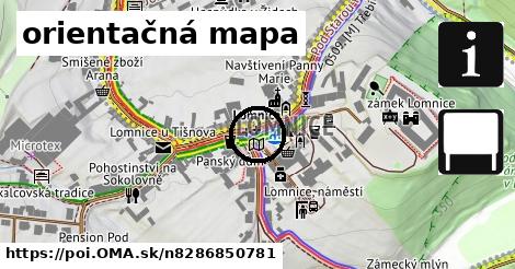 orientačná mapa