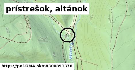 prístrešok, altánok