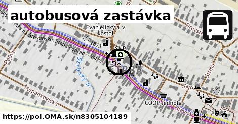 autobusová zastávka