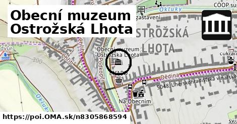 Obecní muzeum Ostrožská Lhota