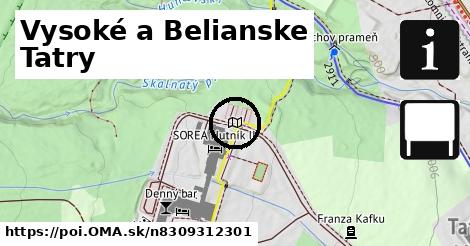 Vysoké a Belianske Tatry