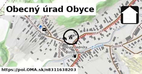 Obecný úrad Obyce