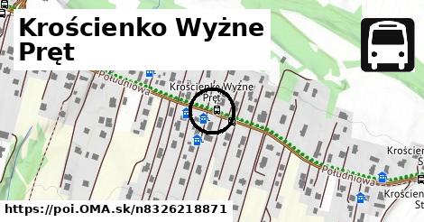 Krościenko Wyżne Pręt