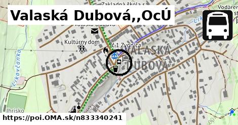 Valaská Dubová,,OcÚ