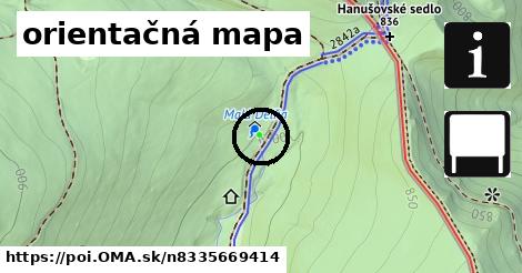 orientačná mapa