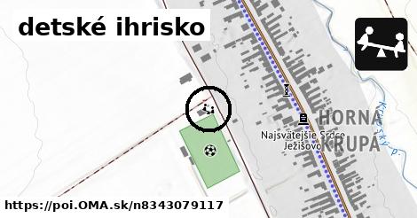 detské ihrisko