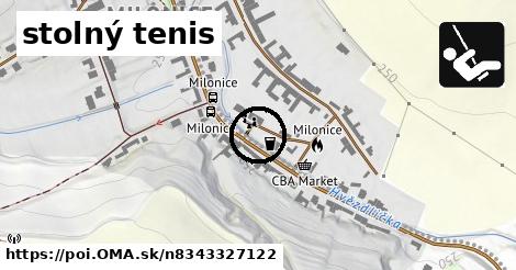 stolný tenis