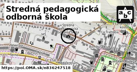 Stredná pedagogická odborná škola