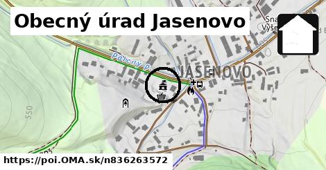 Obecný úrad Jasenovo