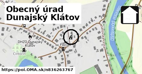 Obecný úrad Dunajský Klátov