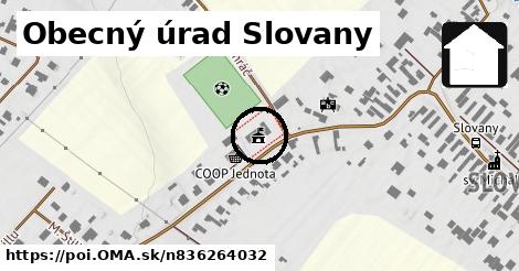 Obecný úrad Slovany