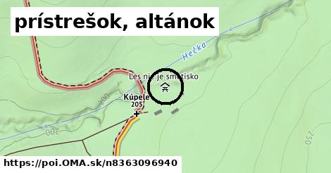 prístrešok, altánok