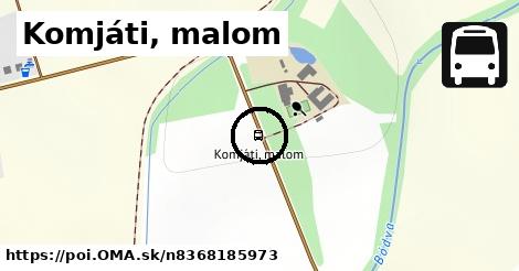 Komjáti, malom