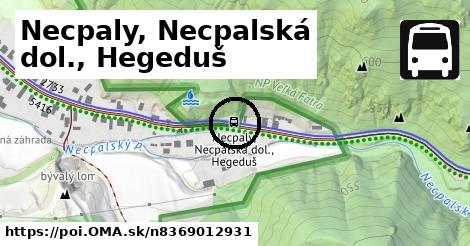 Necpaly, Necpalská dol., Hegeduš