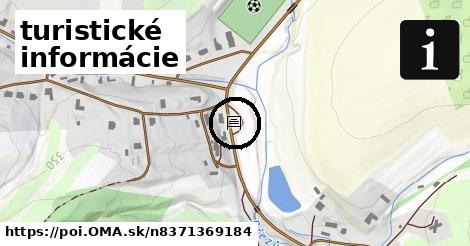 turistické informácie