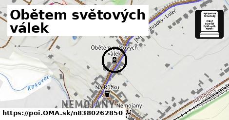 Obětem světových válek