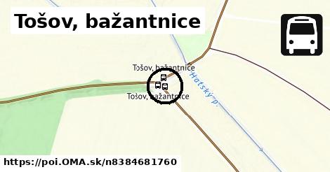 Tošov, bažantnice