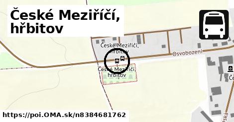 České Meziříčí, hřbitov