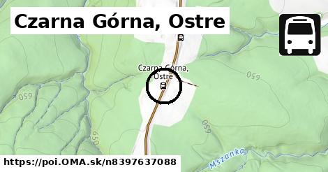 Czarna Górna, Ostre