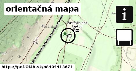 orientačná mapa